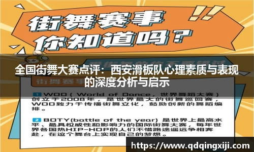全国街舞大赛点评：西安滑板队心理素质与表现的深度分析与启示
